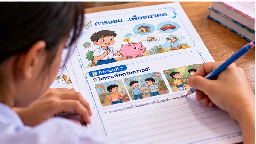 ตัวอย่างใบงานและกิจกรรมที่ออกแบบด้วย ChatGPT