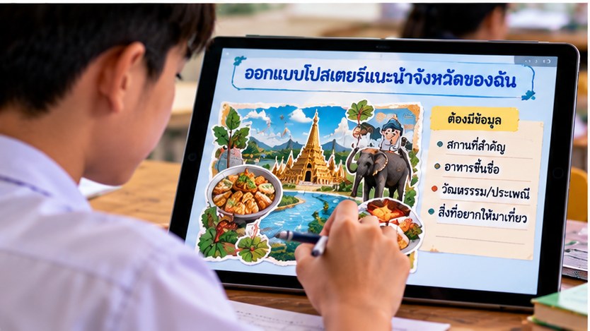 ตัวอย่างใบงานและกิจกรรมที่ออกแบบด้วย ChatGPT