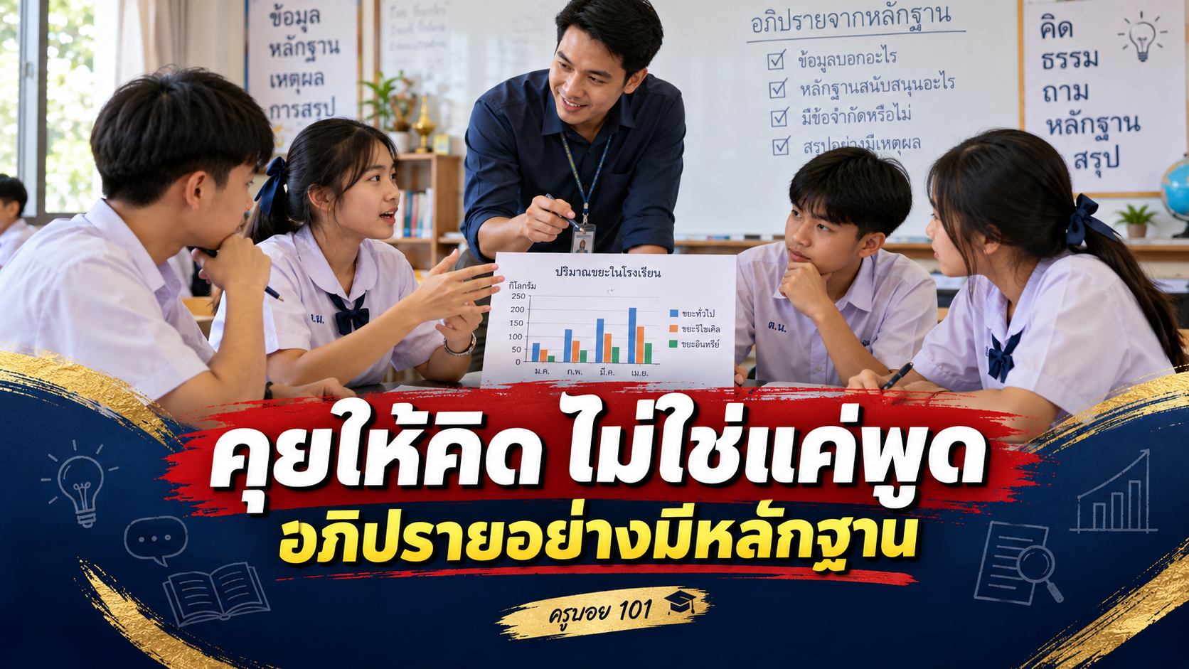 คุยให้คิด อภิปรายอย่างมีหลักฐาน