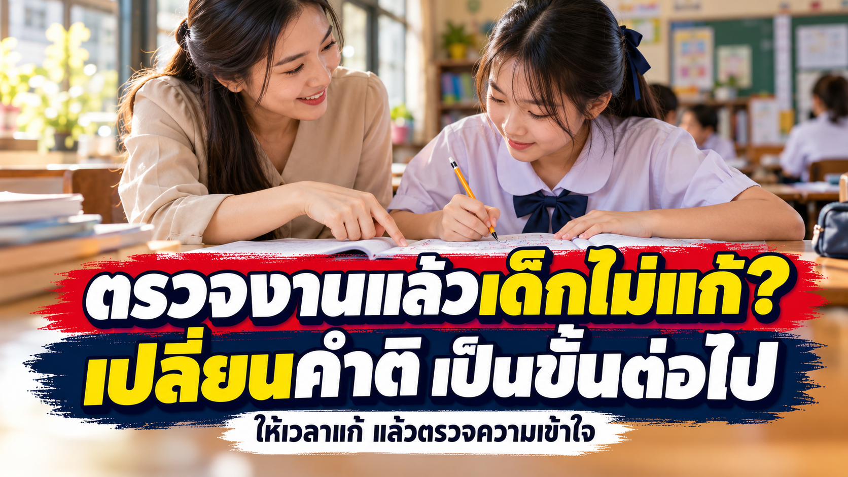 Feedback ที่เด็กนำไปแก้งานได้