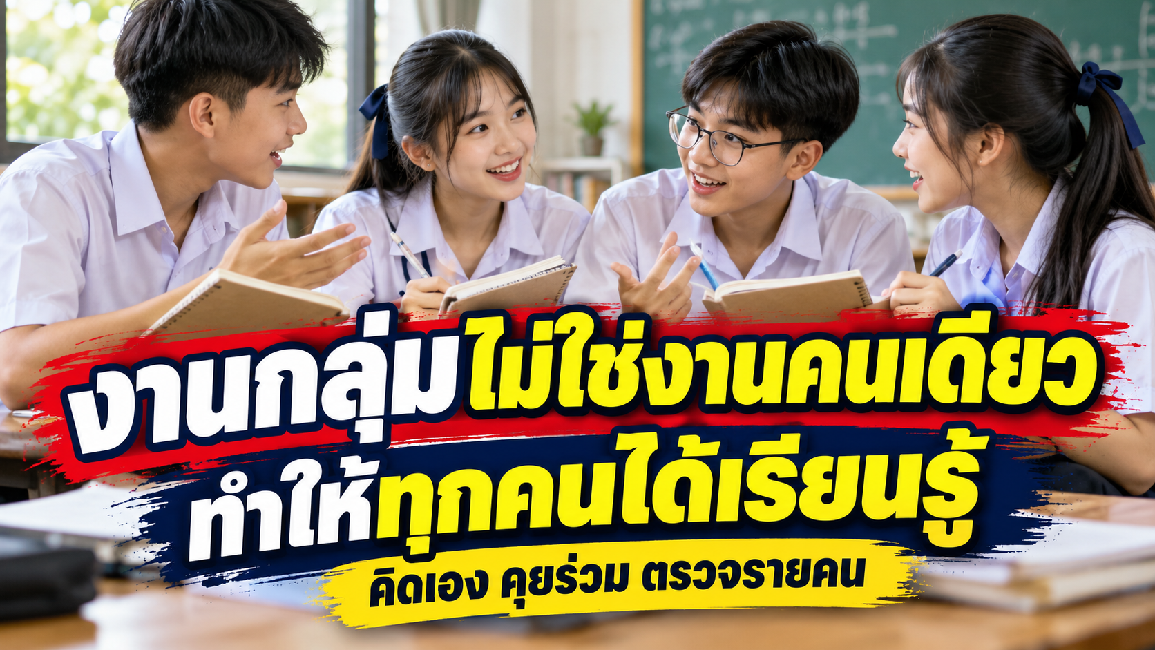งานกลุ่มที่ทุกคนได้เรียนรู้
