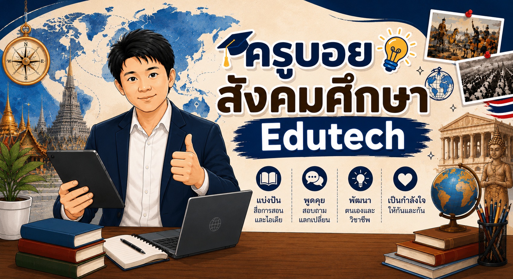 ครูบอย สังคมศึกษา Edutech
