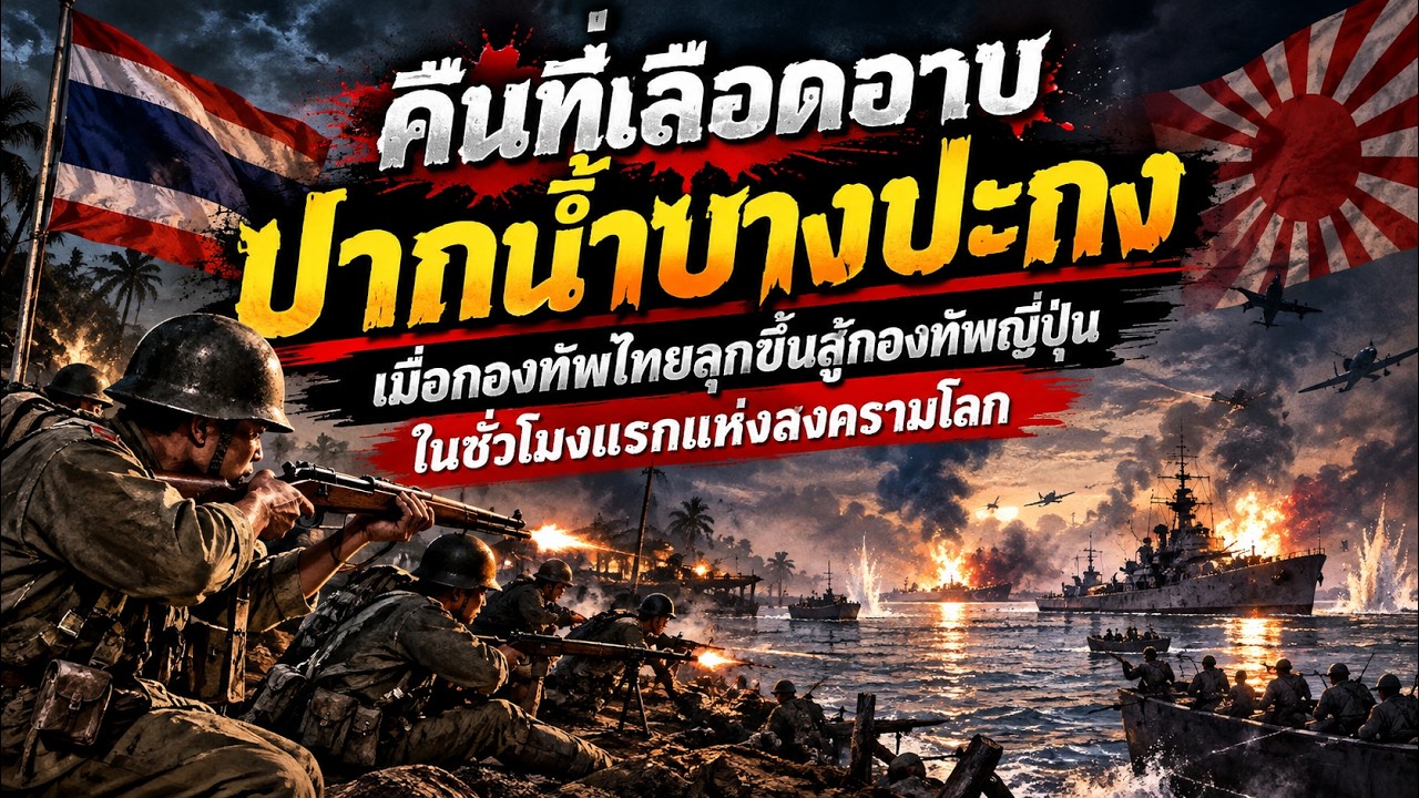 คืนที่เลือดอาบปากน้ำบางปะกง เมื่อกองทัพไทยลุกขึ้นสู้กองทัพญี่ปุ่นในชั่วโมงแรกแห่งสงครามโลก