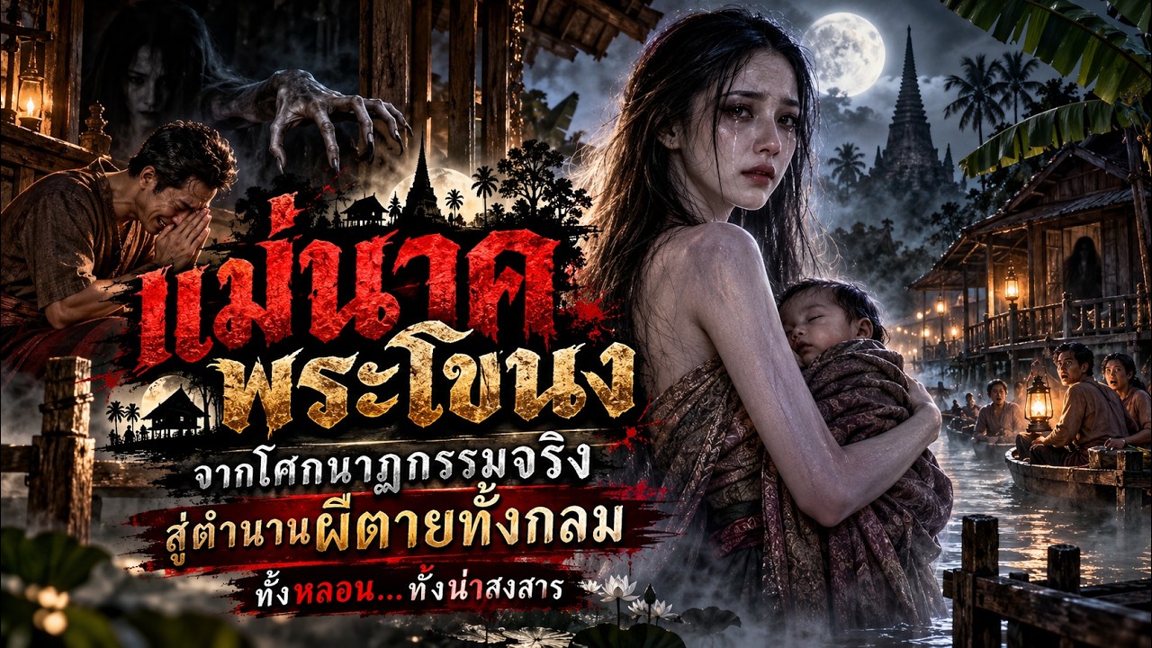 เบื้องหลังแม่นาคพระโขนง จากโศกนาฏกรรมเรื่องจริง สู่ตำนานผีตายทั้งกลมที่ทั้งหลอนและแฝงความน่าสงสารที่
