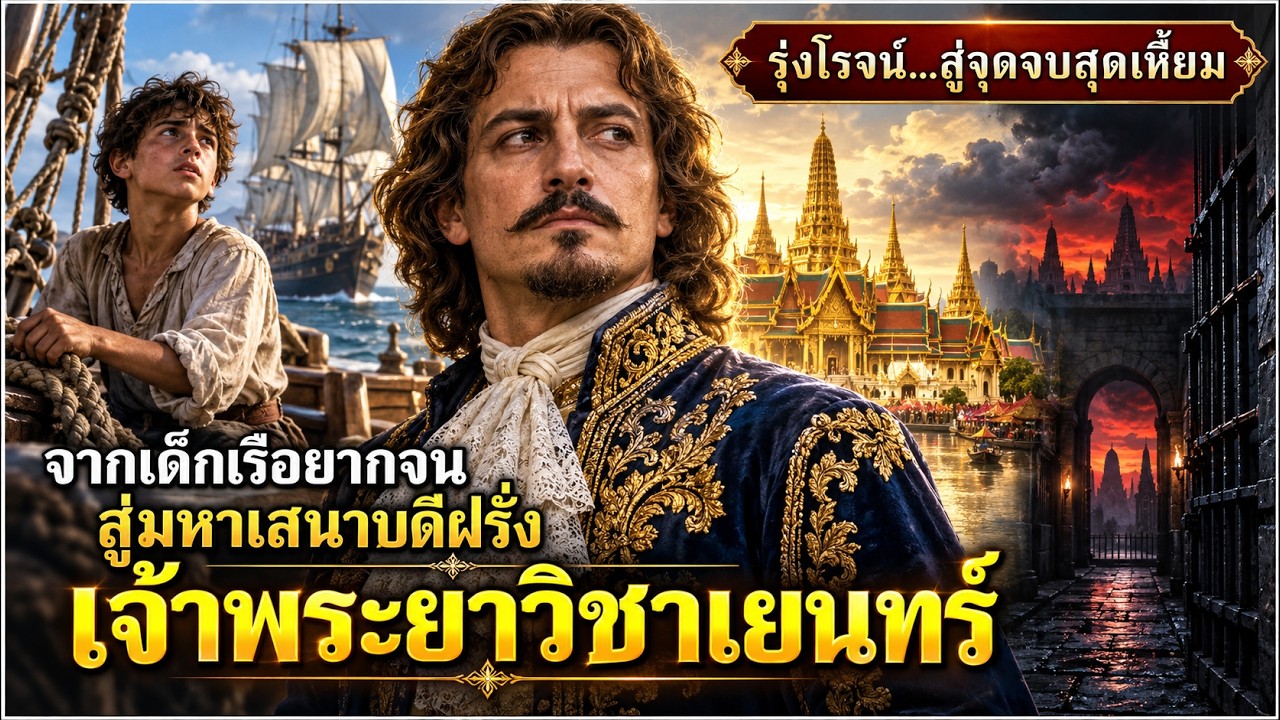 จากเด็กเรือยากจน สู่มหาเสนาบดีฝรั่งผู้รุ่งโรจน์และจุดจบสุดเหี้ยมของ เจ้าพระยาวิชาเยนทร์