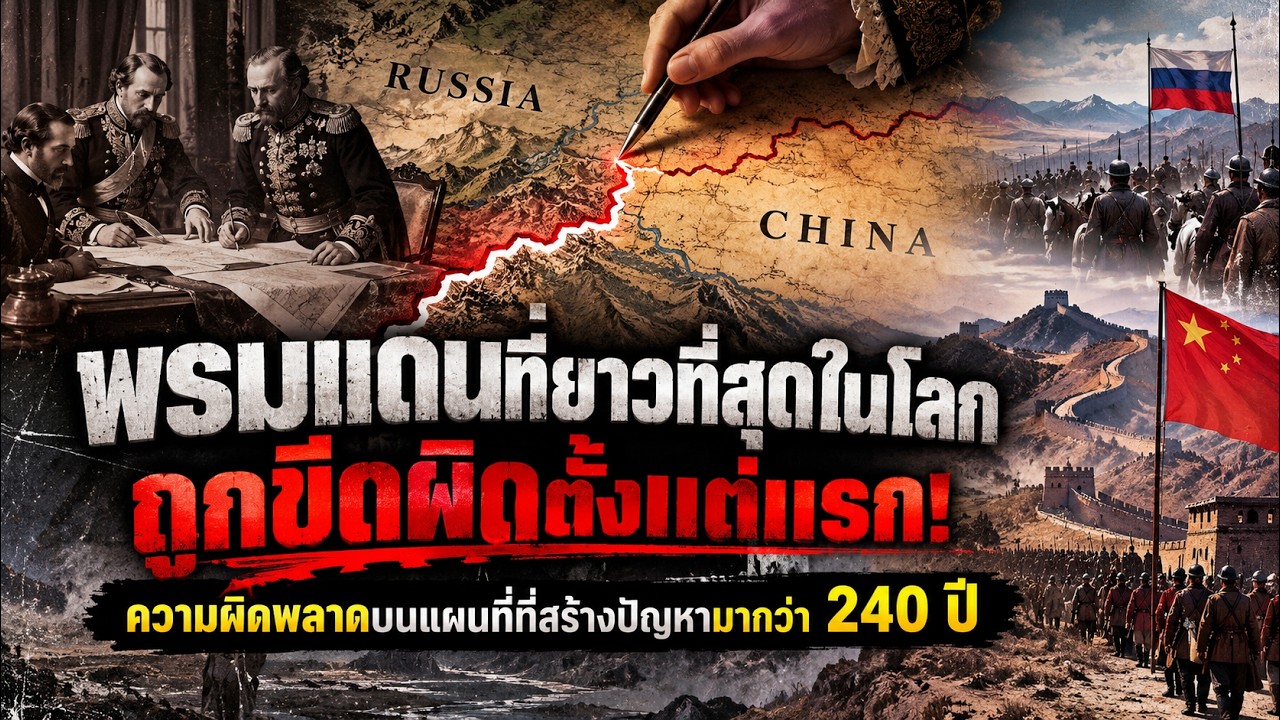 พรมแดนที่ยาวที่สุดในโลก ถูกขีดผิดตั้งแต่แรก ความผิดพลาดบนแผนที่ที่สร้างปัญหามากว่า 240 ปี