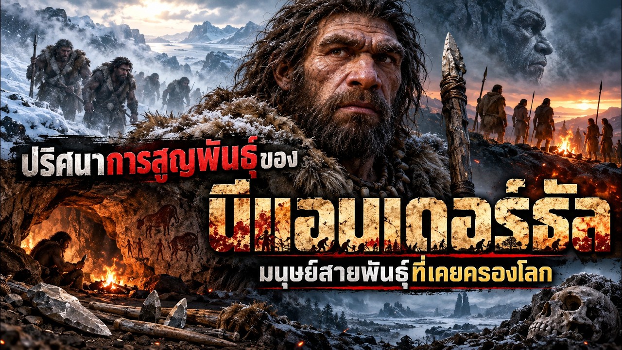 ปริศนาการสูญพันธุ์ของ นีแอนเดอร์ทาล มนุษย์สายพันธุ์ที่เคยครองโลก