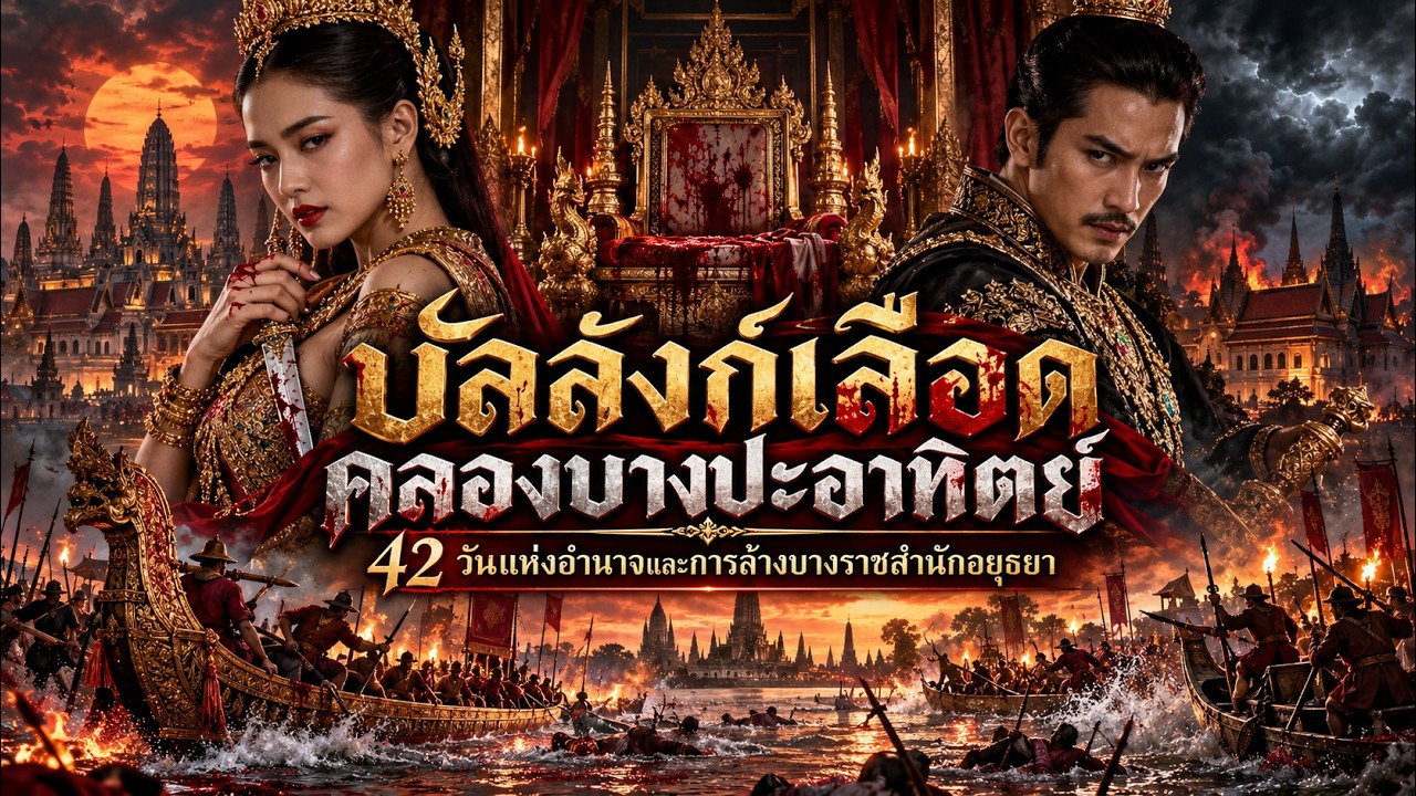 บัลลังก์เลือด คลองบางปะอาทิตย์ 42 วันแห่งอำนาจและการล้างบางราชสำนักอยุธยา