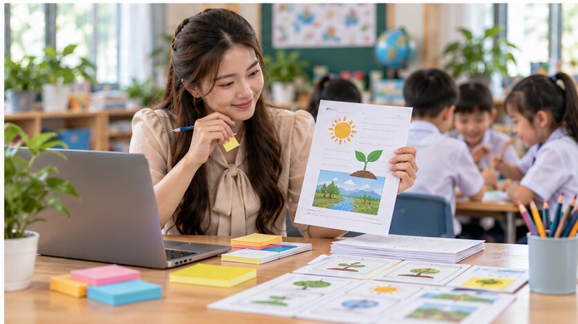 ครูใช้ AI และ Prompt ช่วยสร้างแผนการสอนและใบงาน