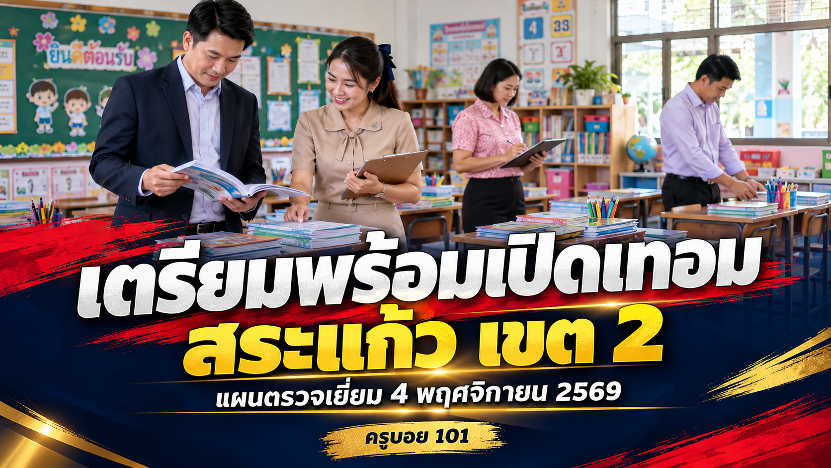 สระแก้ว เขต 2 เตรียมตรวจความพร้อมเปิดเทอม